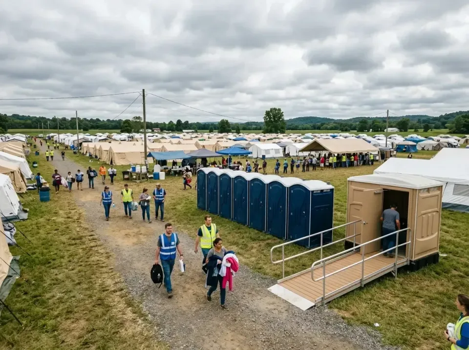 disaster-relief-camp-restrooms-010 — frequently asked questions, Dumpster & Portable Bathrooms Rental in Halstead, KS